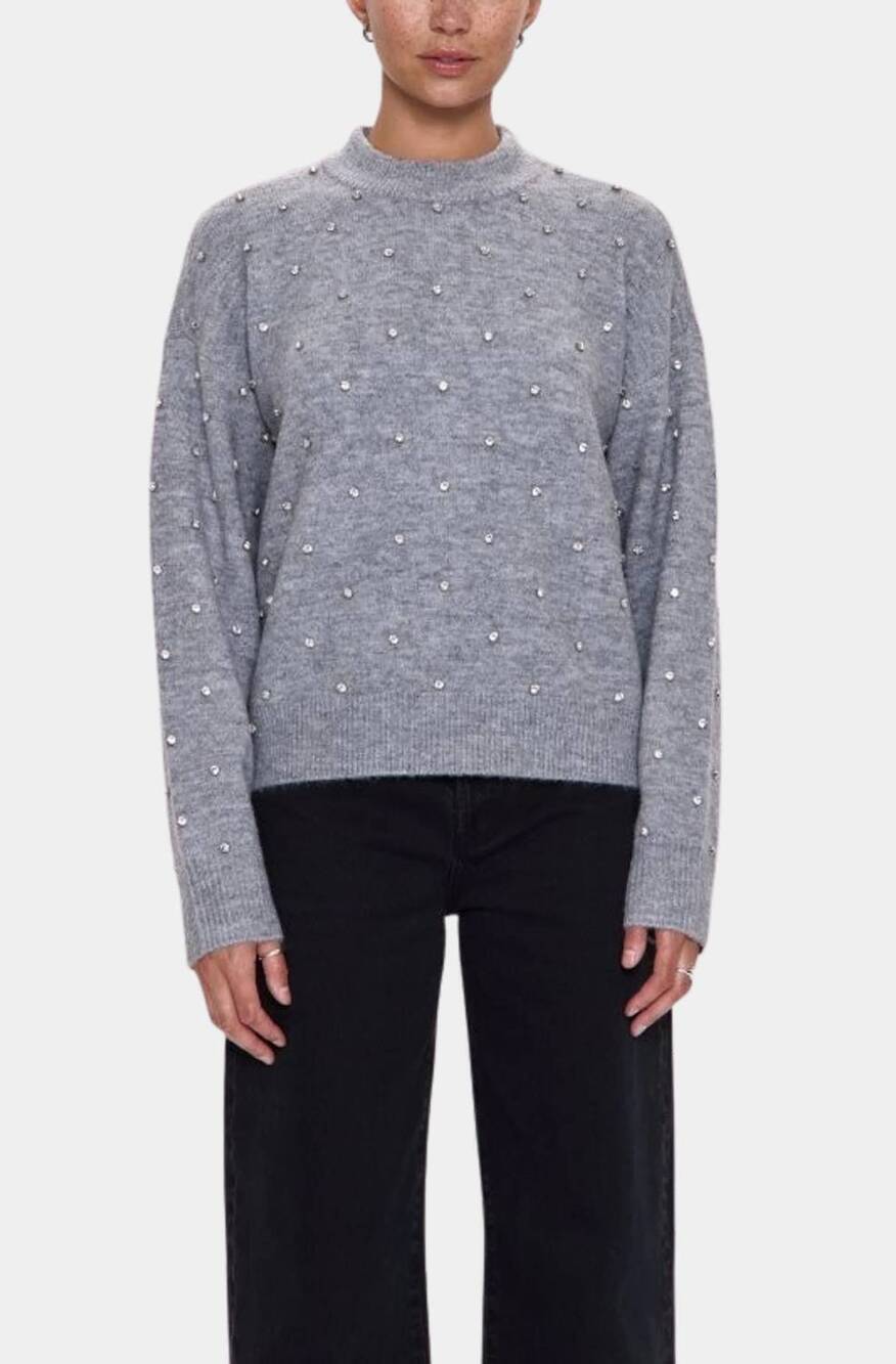 NEW PISTOLA aura sweater in charcoal